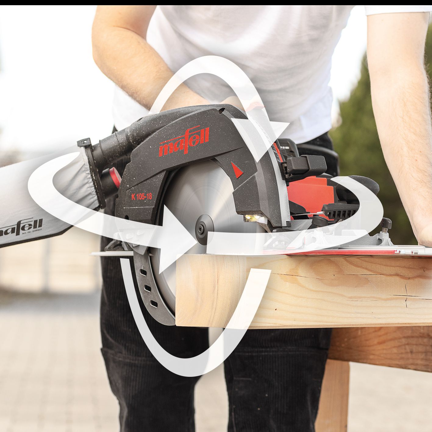 Akku-Handkreissäge K 105-18 Pure + L-BOXX C476-TB – Bild 5